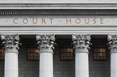 inscription on the courthouse