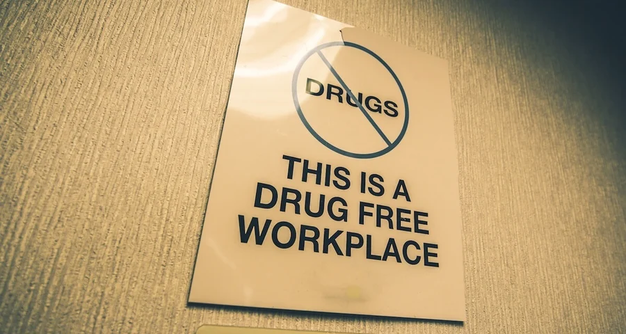 drug free workplace sign