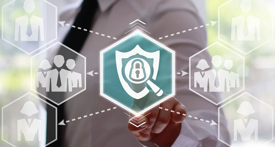 Illustration of a private locked financial file
