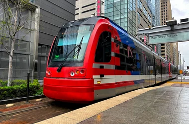 Public Transit Light Rail train