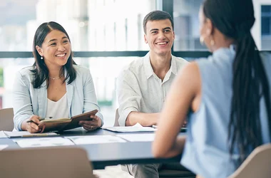 HR and applicant job interview