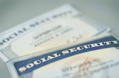 close up photo of social security card
