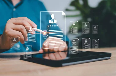 person using automation in workforce compliance
