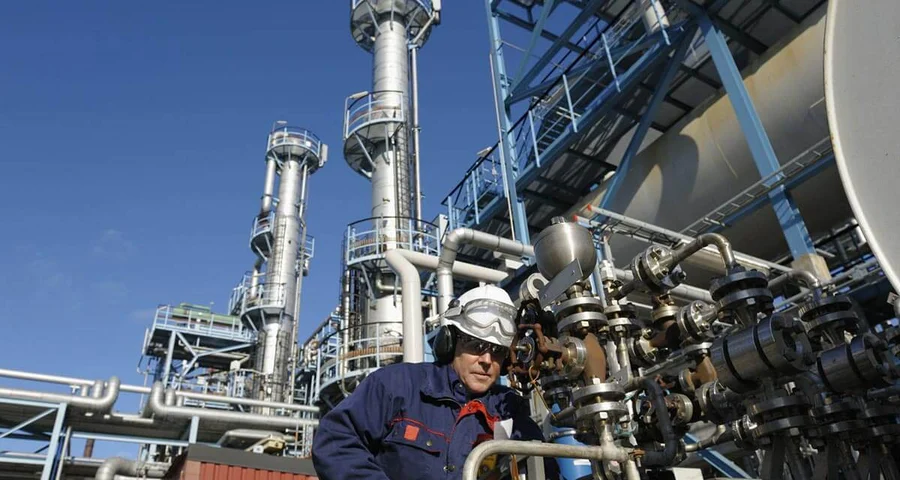 worker at a chemical facility