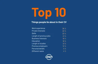 10 most common untruths in CVs - work experience, private interests, skills etc.