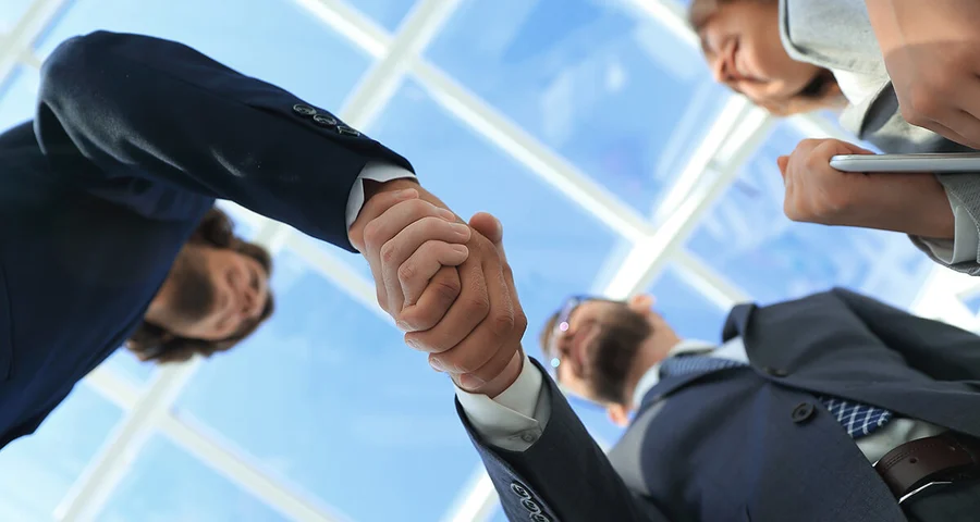 business acquisition handshake
