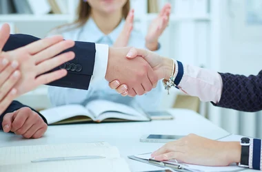 business acquisition business handshake