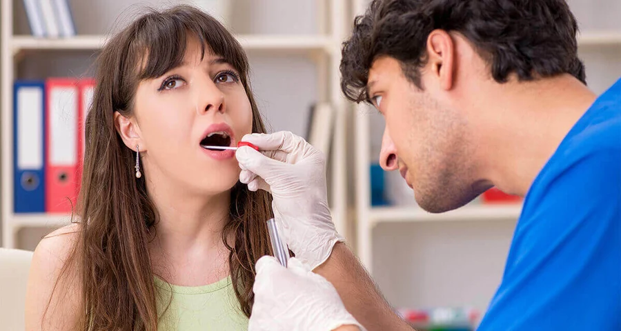 oral fluid swab testing