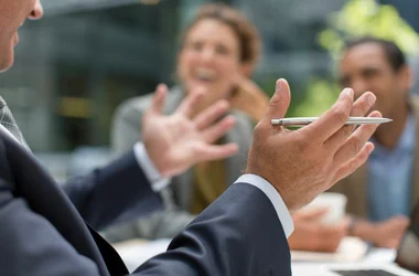 business meeting employees