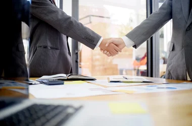 businessmen handshake