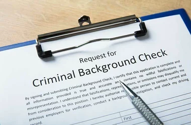 Request for Criminal Background Check Form