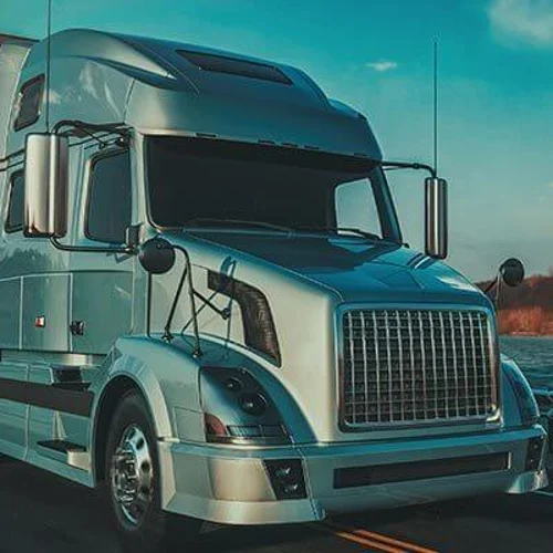 18-wheel transport truck