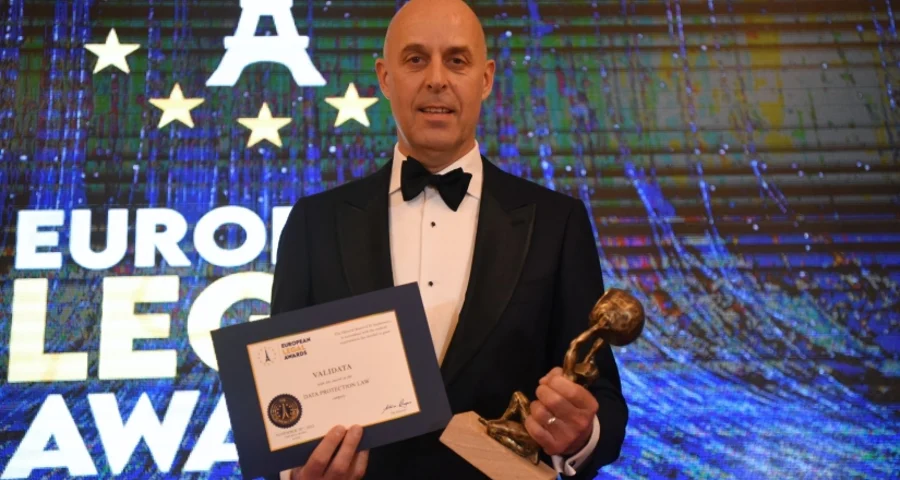 Validata won the 'Data Protection Law' Award