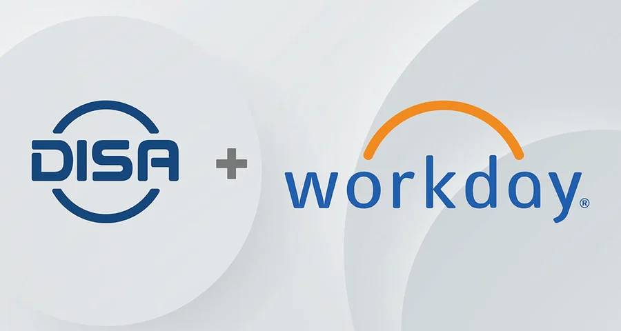 DISA and Workday logos
