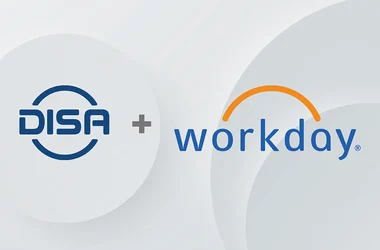 DISA and Workday logos