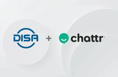DISA and Chattr logos