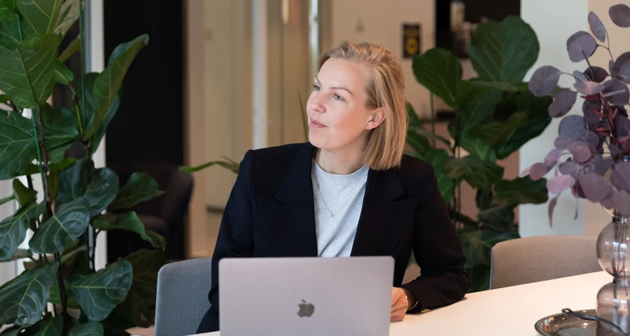 werknemer aan het werk