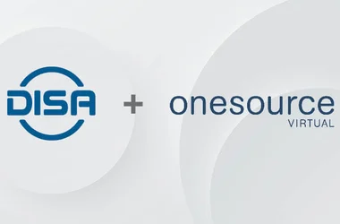 DISA Global Solutions and OneSource Virtual logos partnership