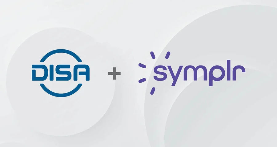 DISA and simplr partnership logos