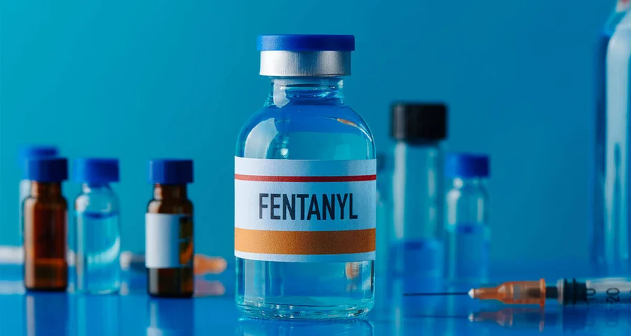 Large vial of liquid Fentanyl