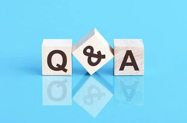 wooden blocks with the letters Q & A