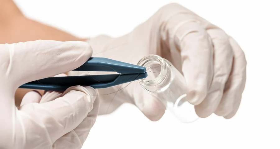 hair follicle drug test sample