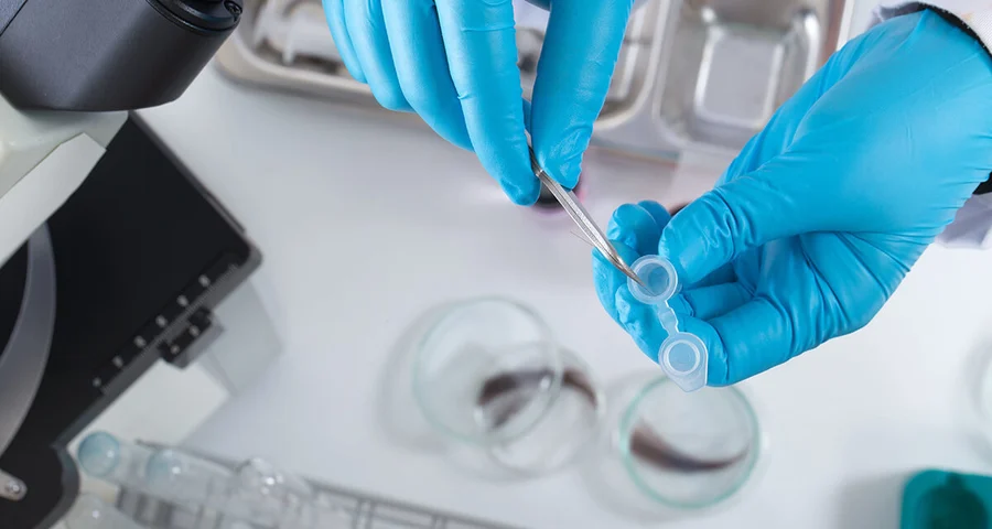 hair testing in lab