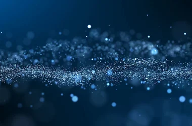 futuristic blue cloud illustration