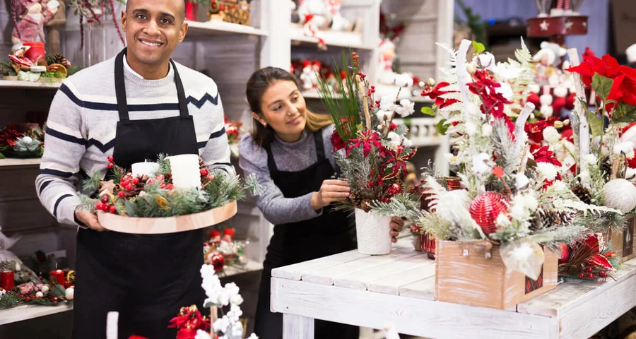 holiday retail workers