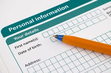 personal information form