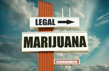 legal marijuana sign