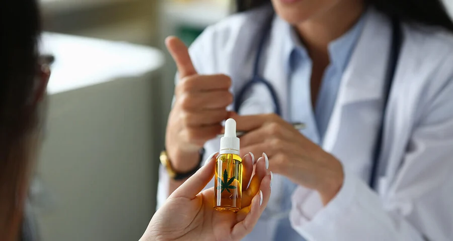 doctor prescribing cannabis