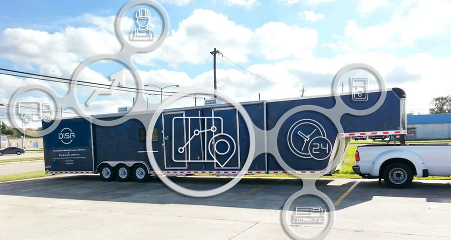 DISA Mobile collection trailer