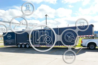 DISA Mobile collection trailer