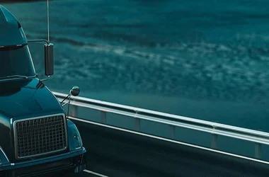 truck on highway