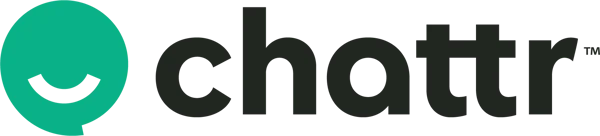 Chattr logo horizontal green