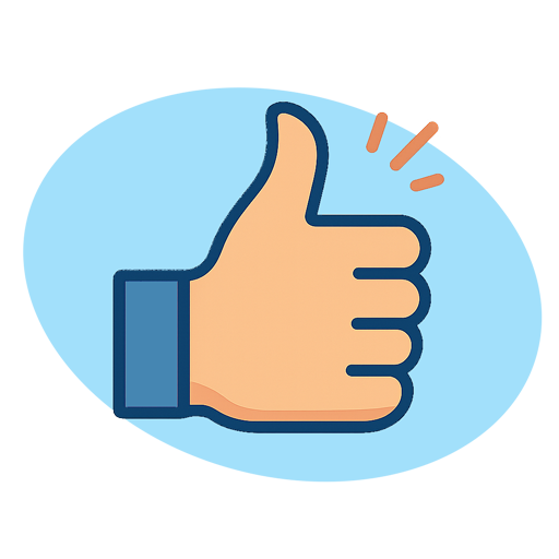 Thumbs up illustration